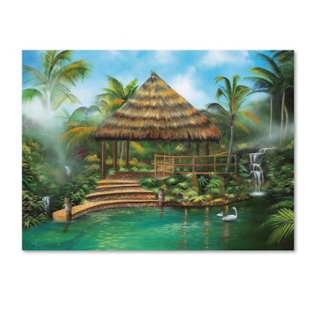 Geno Peoples 'Tropical Paradise' Canvas Art,24x32